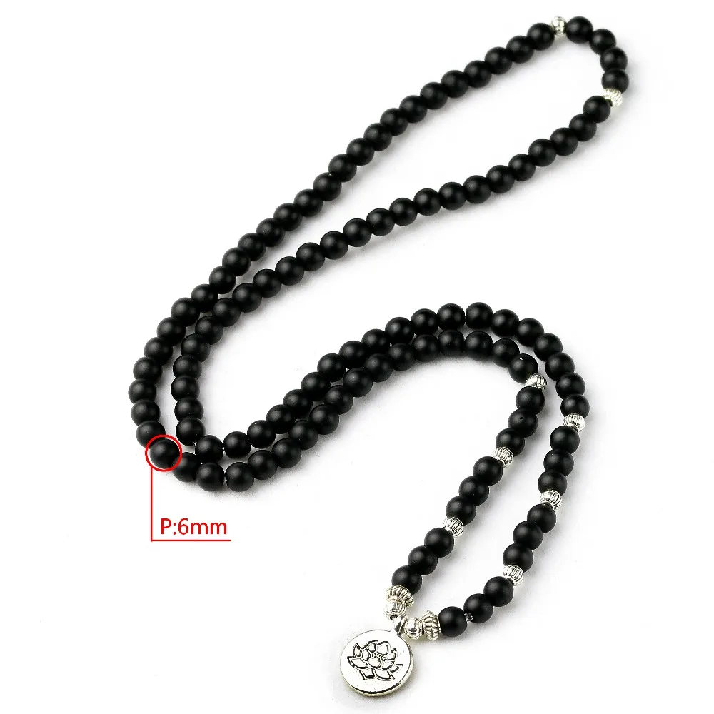 Мужской ониксовый браслет с бусинами из натурального камня 6 мм|Плетеные