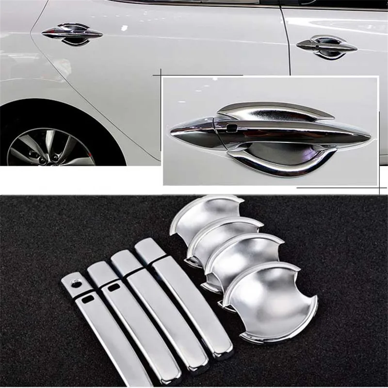 Хромированная дверная ручка без ржавчины крышка чашки верхняя отделка для Hyundai