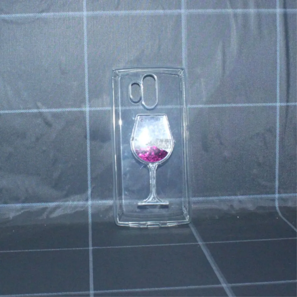 Новый жидкий зыбучий песок красное вино стекло мягкий силиконовый