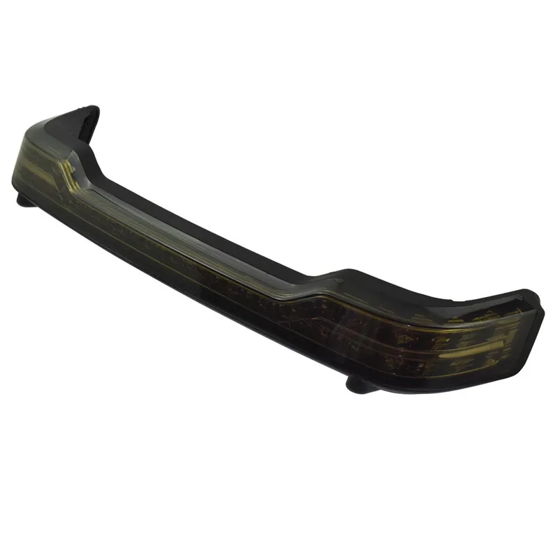 Мотоцикл черный обертывание тур пакет светодиодный задний тормоз ходовой светильник для Harley Touring Trunk King 14-17