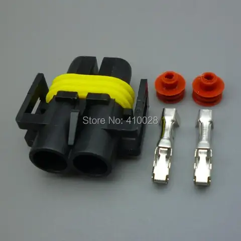 Shhworldsea 2pin Kit H8 H10 H11 разъем противотуманной фары Женский комплект автомобильной розетки