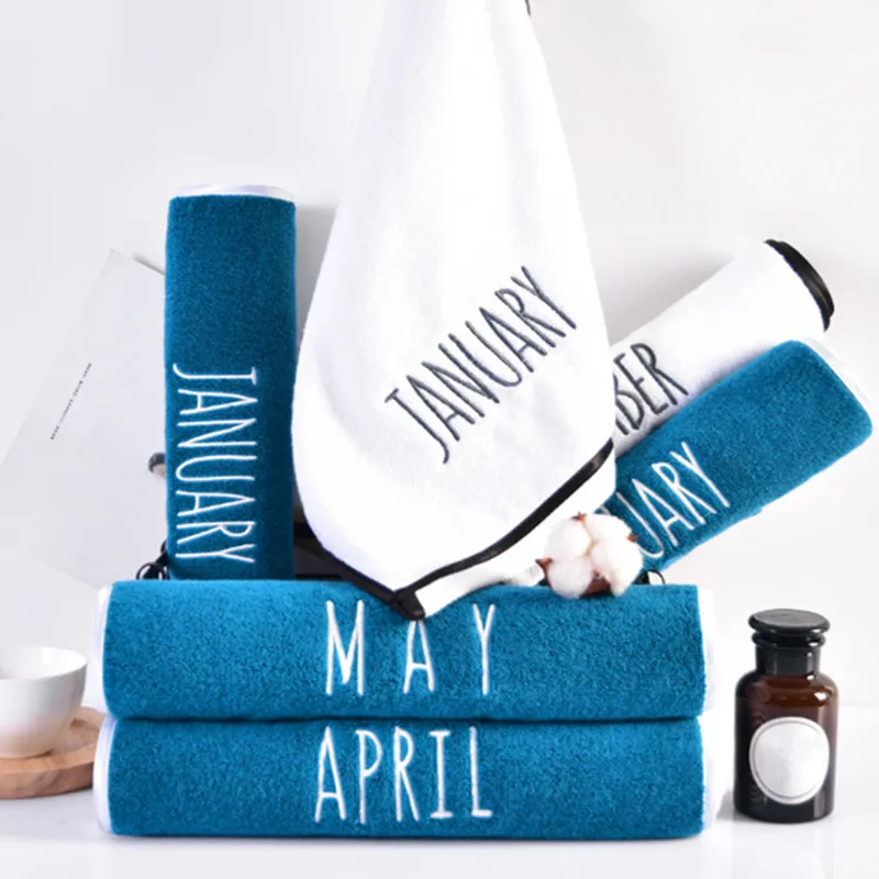 

120g 34*75cm Cotton Face Hand Towel 70*140cm Bath Towel Set Absorbent Sports Towel Hotel Beauty Salon Sauna Spa Wash Cloth T8