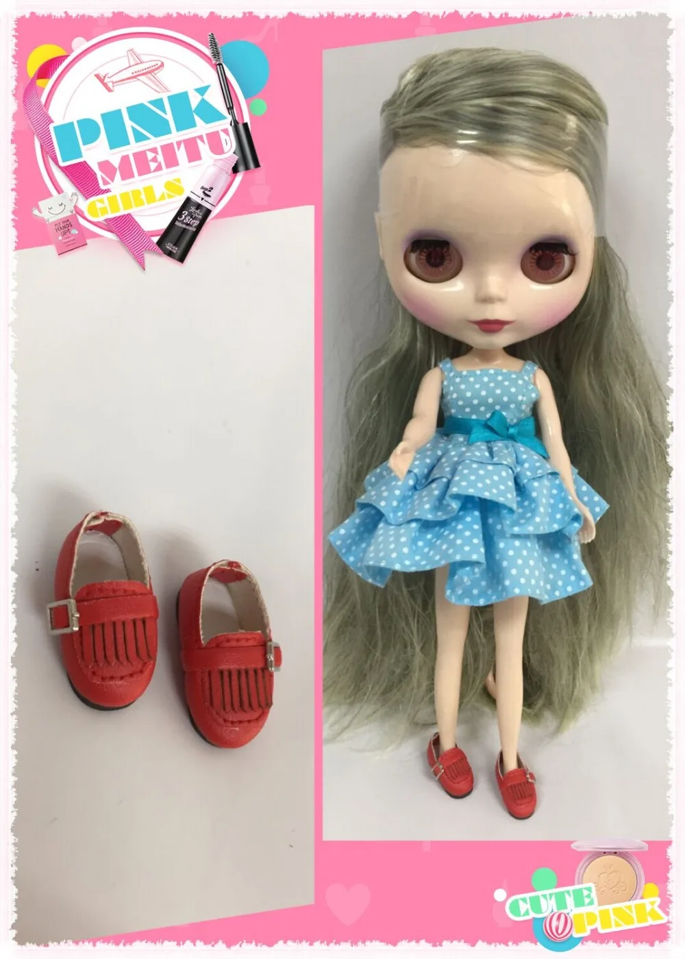 Blyth Dolls shoes 2 8 см подходит для Блит холала азона 1/8 BJD dolls | Игрушки и хобби