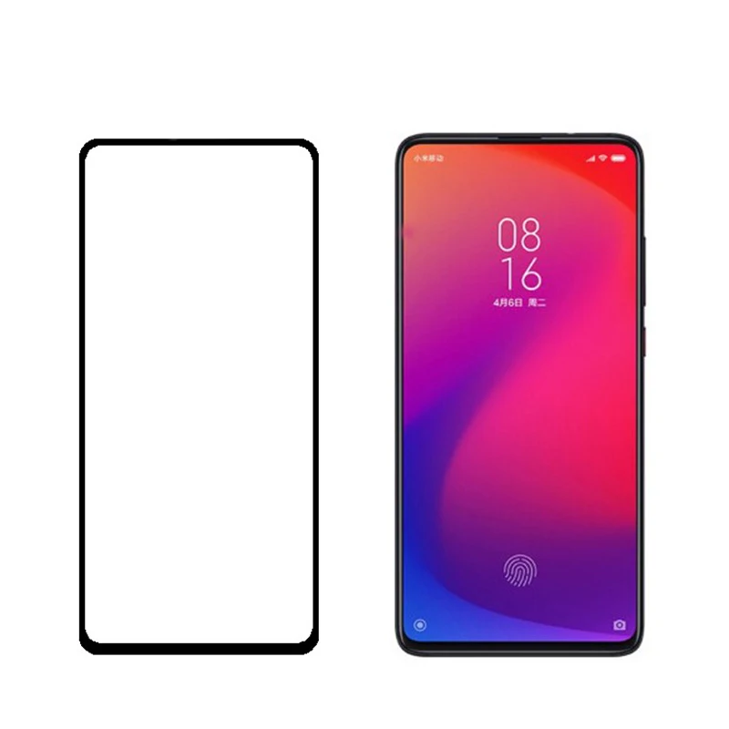 50 шт 9H полное покрытие из закаленного стекла для Xiaomi Redmi K20 K20 Pro полная клеевая Защитная пленка для экрана взрывное защитное стекло