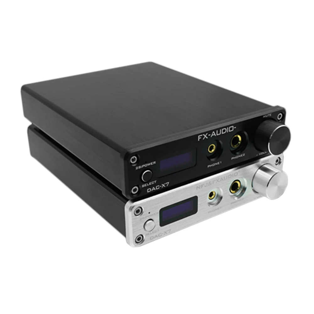 FX Audio DAC X7 декодер для наушников усилитель AK4490EQ ЦАП HiFi Портативный предусилитель