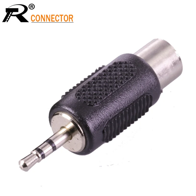 100 шт. мини джек 2 5 мм 3 полюса стерео штекер RCA Женский Jack разъем для наушников