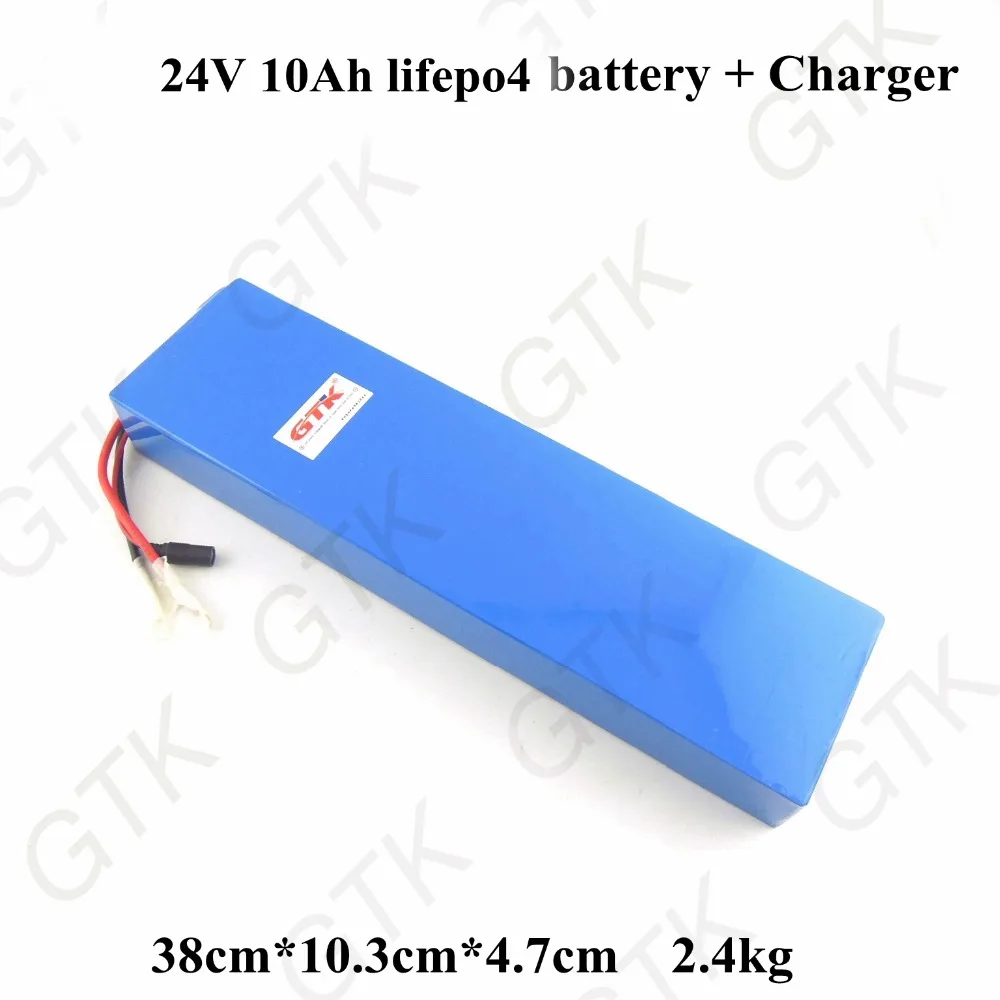 GTK lifepo4 24v 10ah аккумулятор 24V батарея для электрического велосипеда