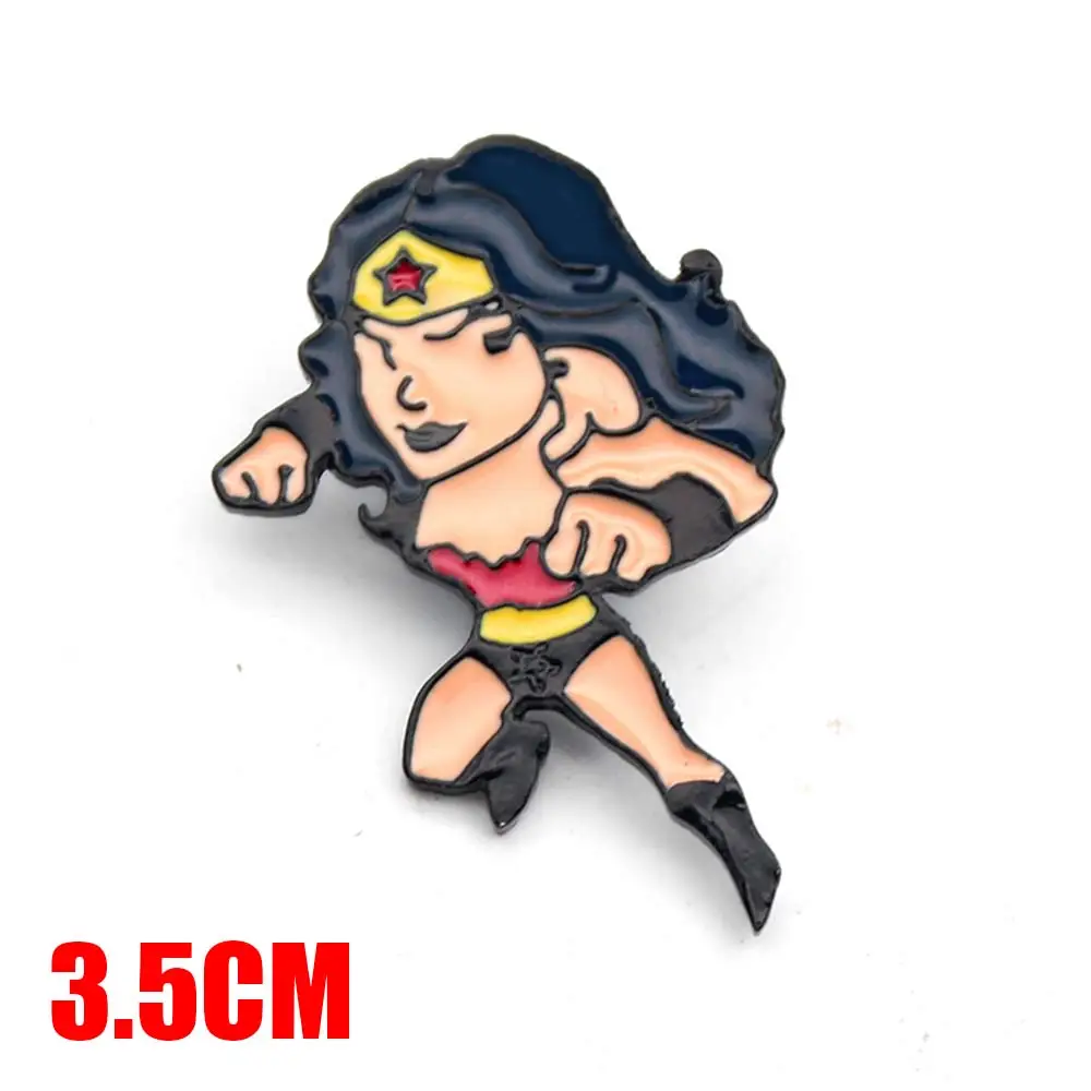 Wonder Woman значок DC Justice League металлическая твердая эмалированная брошка на лацканы