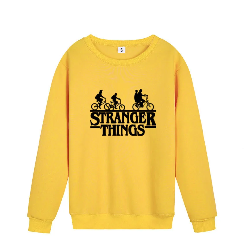 Толстовка с капюшоном Stranger Things хлопковая толстовка принтом для мужчин и женщин