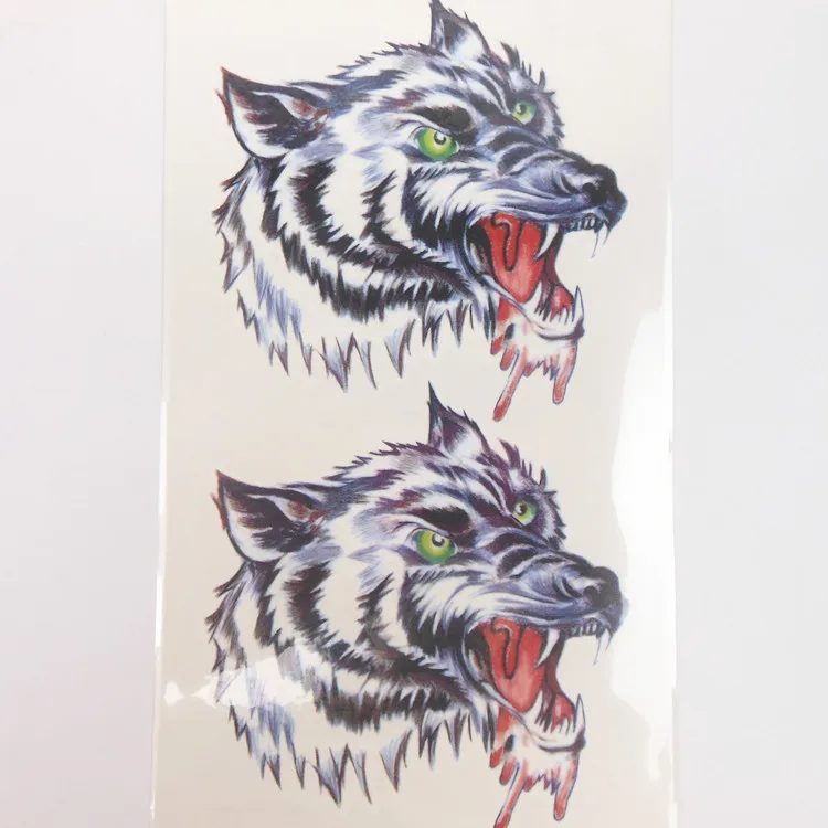 traditional wolf tattoos flash