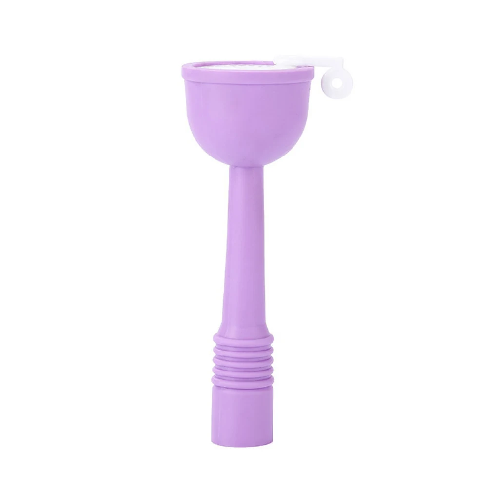 short section purple Креативный кухонный кран водосберегающий фильтр для душа вращающийся спрей кран клапан водяного фильтра кухонные аксессуары для ванной комнаты - Цвет: short section purple
