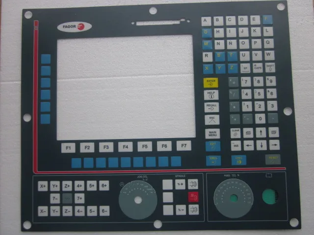 Fagor 8025M 8035 8040 8055 8055i NMON 55M 11 LCD CNC 807 HMI панель мембранные кнопки для клавиатуры с 22