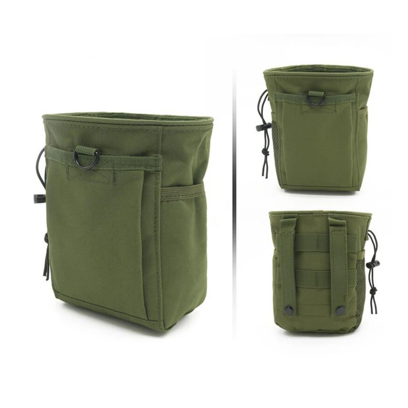 Зеленый цвет Molle система охотничья тактическая сумка для поддонов рециркулирующая поясная сумка мешки для патронов страйкбол военные аксессуары сумка - Цвет: Зеленый цвет