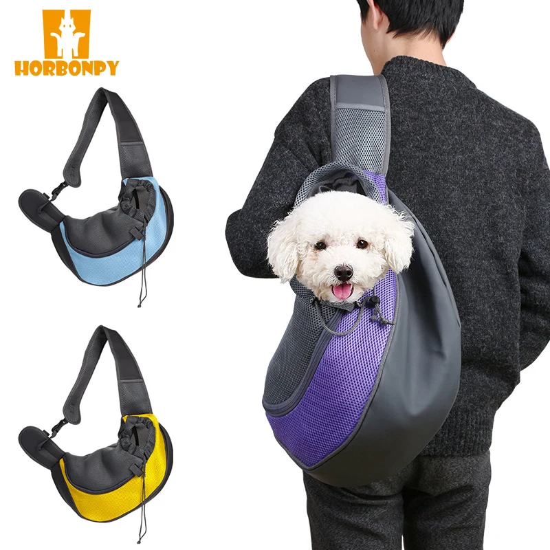 HORBONPY открытый собака Дорожная сумка чехол с кошкой сетка Оксфорд одно плечо Pet