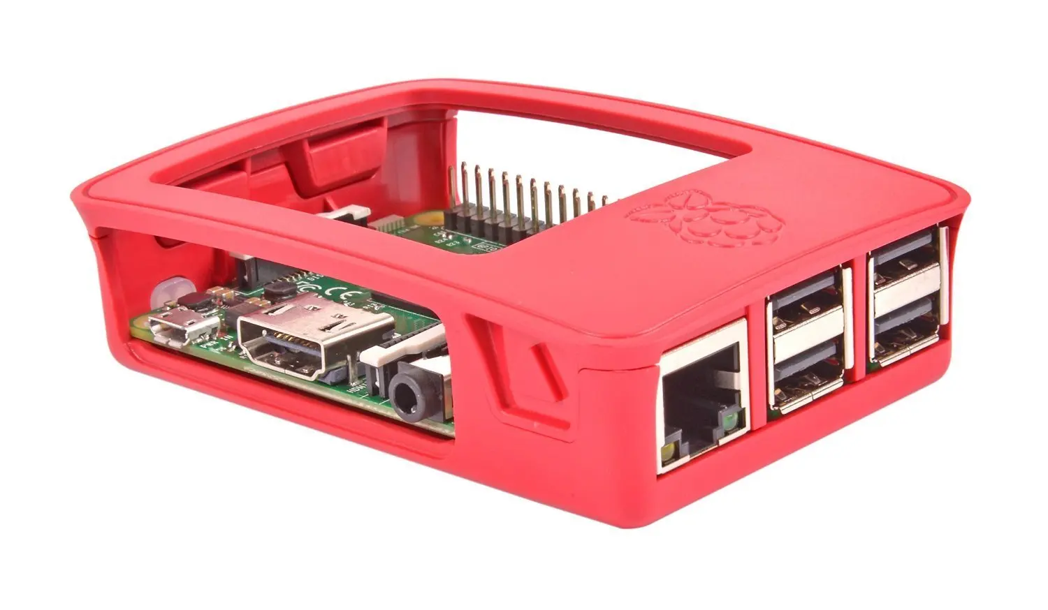 Горячий официальный Raspberry Pi 3 Чехол Официальный ABS корпус pi 2 коробка от основания