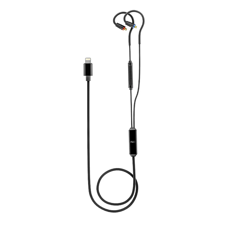 FiiO irc-mmcx Lightning Кабель для наушников с микрофоном для iPhone se/5S/6/7/8/x