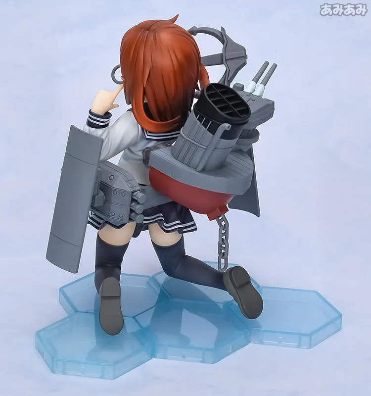 Kan Colle Hibiki экшн-фигурка Kantai Коллекция Ikazuchi Inazuma на коленях. Ver ПВХ 12 см модель новый
