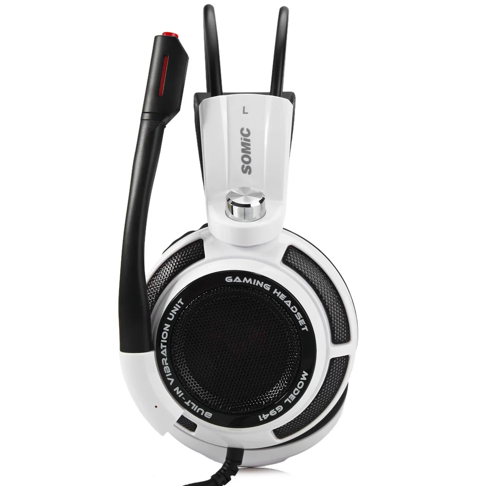 Somic G941 USB наушников 7 1 Virtual Surround Sound Gaming Headset с вибрирующими Функция Mic голос