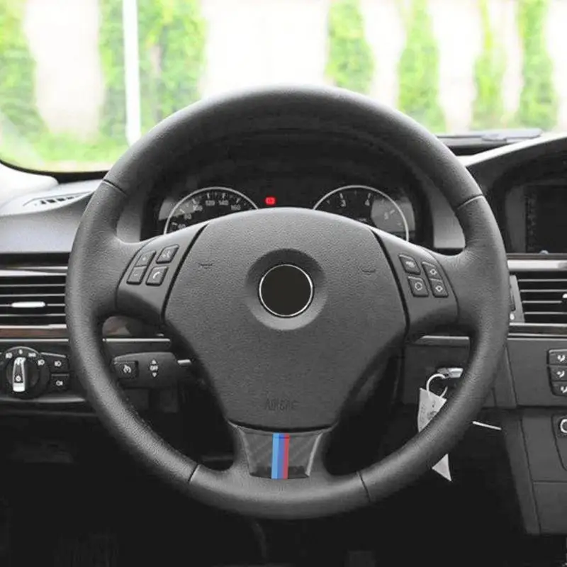 Vodok для BMW E90 интерьерные наклейки на руль автомобиля из углеродного волокна