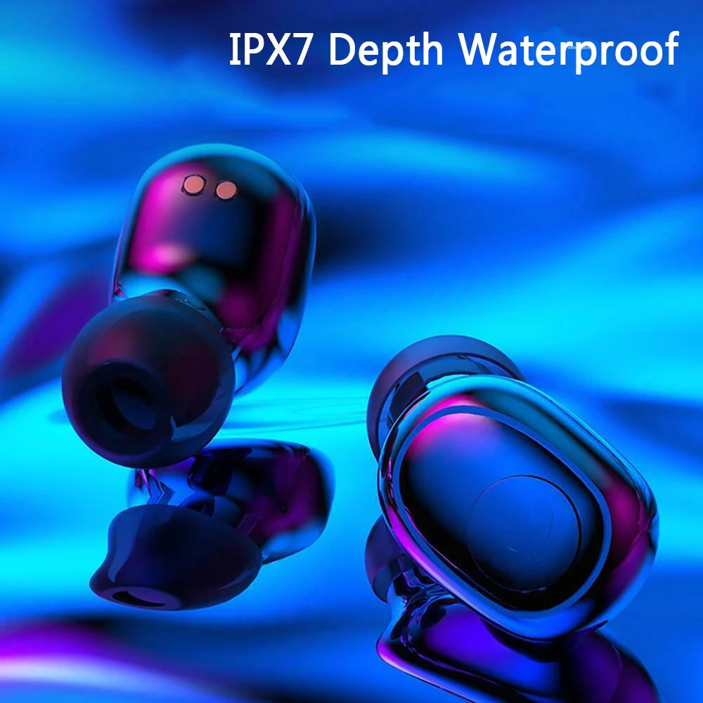 G6S 5,0 беспроводные Bluetooth 8D стерео наушники IPX7 водонепроницаемые спортивные наушники-вкладыши HiFi наушники микрофон зарядное устройство коробка держатель телефона