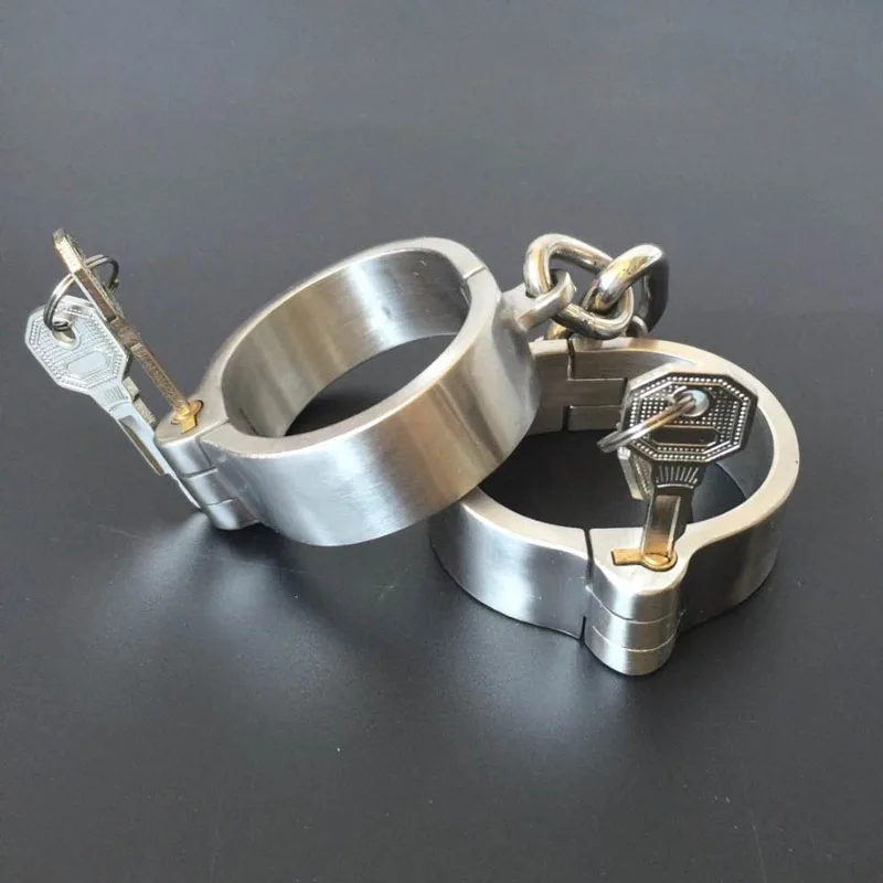 Stainless Steel Restraint Handcuffs For Sex Toys BDSM Sextoys Adults Men Women Bondage Restraints HandCuffs Games |