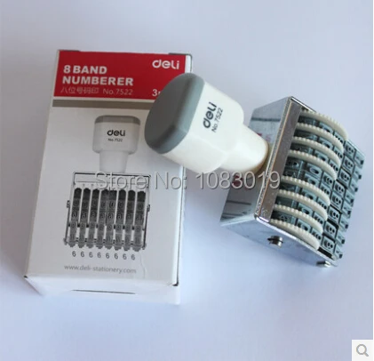 Бренд 3 мм 8 цифровая печать колесо машины портативный дата стемпинг оборудование