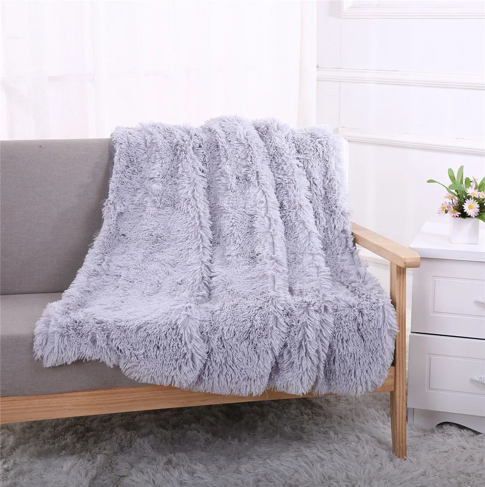Новинка 2018 Флисовое одеяло s на диван/кровать плюшевое покрывало зимний теплый
