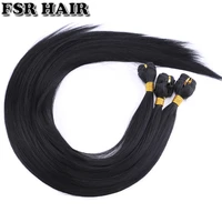 fsr color black golden brown straight hair weave 14 30 inches available synthetic hair bundle