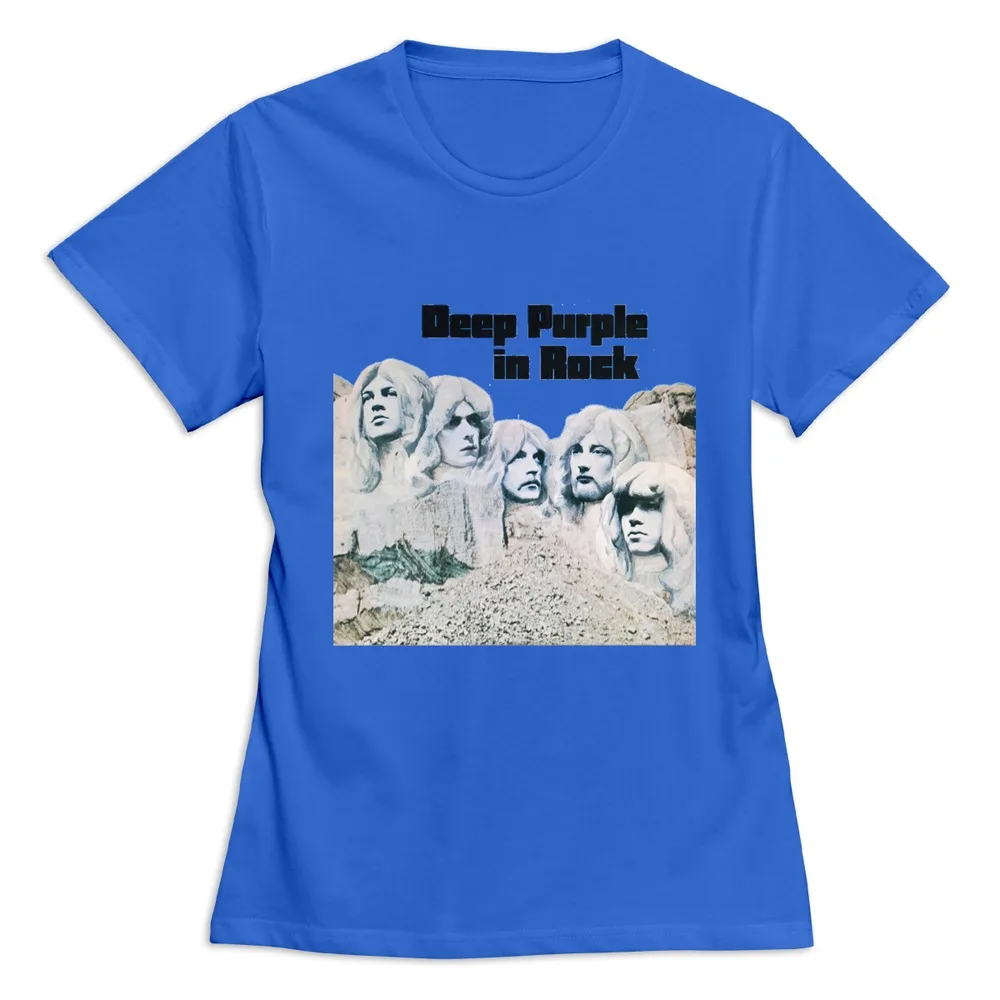 fashion Deep Purple woman tshirt custom o neck tee-shirt women | Женская одежда