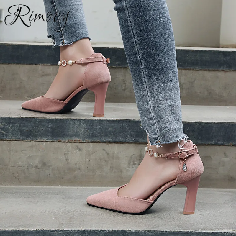Rimocy/модные женские туфли-лодочки mujer Новинка 2019 года сезон весна элегантные туфли