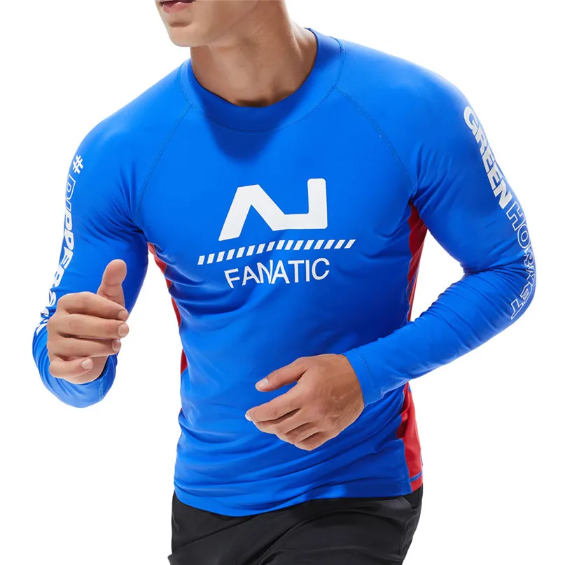 Для плавания серфинга Топ Сыпь гвардии Мужская спортивная куртка для