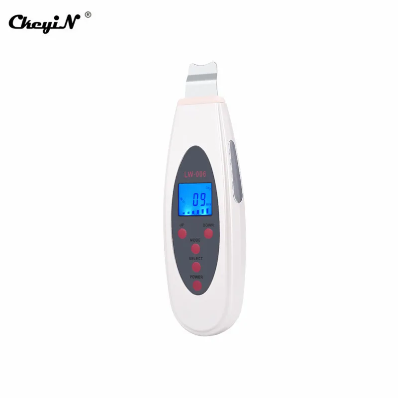 Facial Ultrasonic Skin Scrubber Spatula Infusion Exfoliation Ultrasound Face Cleaning Peeling Pore Cleaner Blackhead Remover 39