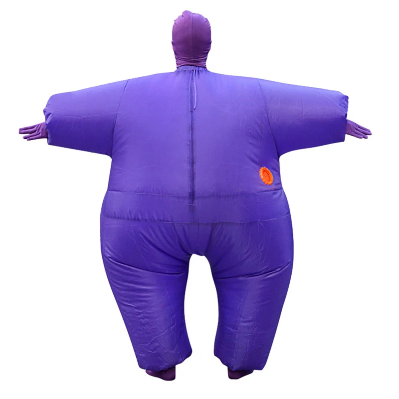 Purple Sumo Inflatable Wrestling Suit Cosplay Costumes Inflated Garment Halloween Christmas Party Clothes Full Body Suits Toy - Цвет: Purple
