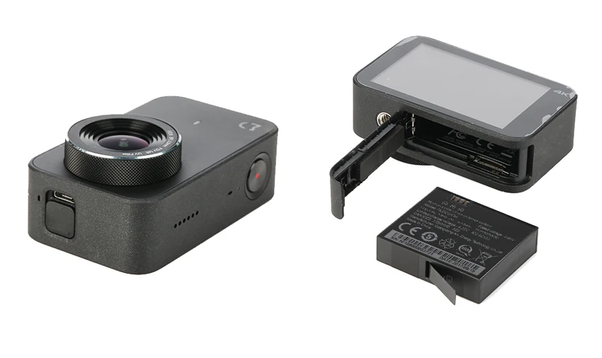 Международная версия Xiaomi mi jia Экшн-камера 4 K/30FPS Ambarella A12S75 WiFi Подводная Водонепроницаемая спортивная видеокамера