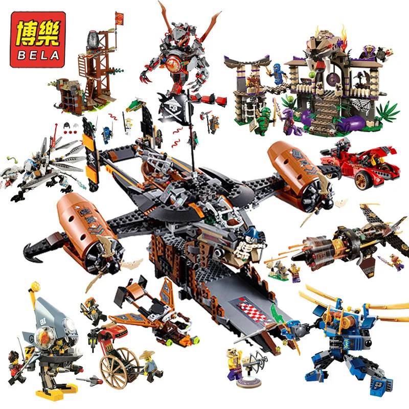 2018 Новый совместим с Legoe лего Ninjagoe грохочущий фехтовальщик Дракон Кузница