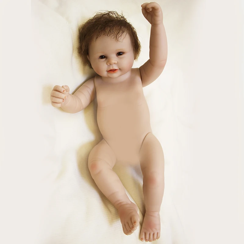 Куклы реборн ручной работы 20 дюймов полный Силиконовый Младенцы игрушки для