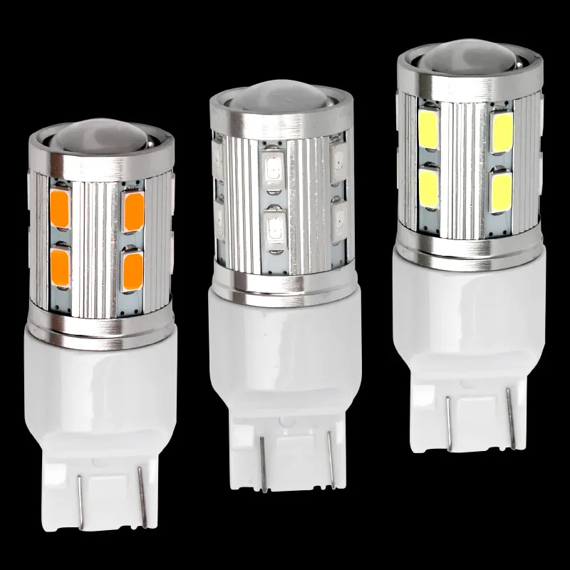 Суперъяркий автомобильный стоп сигнал T20 W21/5W 7443 16 LED 5630 5730 противотуманный фонарь