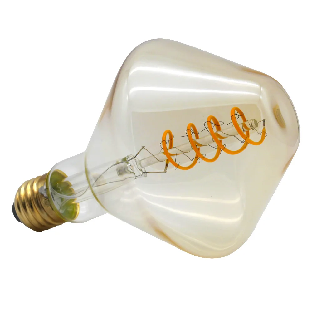 Led Bulbs Vintage Light Bulb 4Watts Dimmable 220V/240V Edison Screw E27 Base Gyro Cone Decorative 2000K Warm White | Лампы и освещение