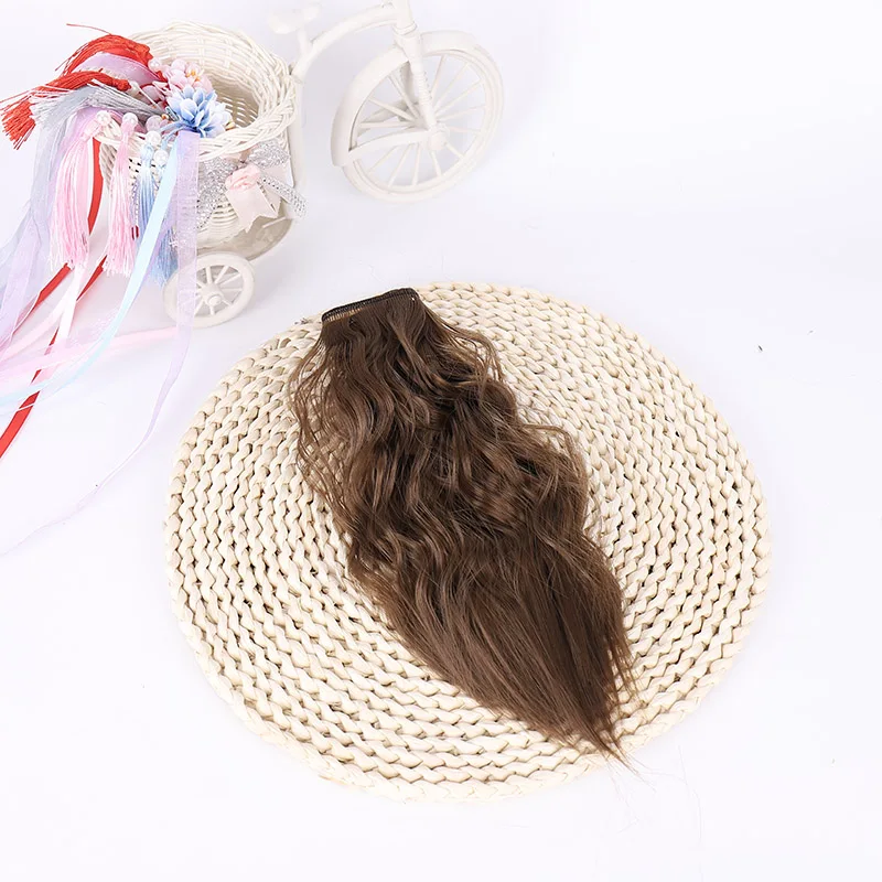 6 Cataleya очень красивая кукла bjd кудрявые волосы DIY высокая температура Шелковый парик 25*100 см волосы 15 вариантов цвета - Цвет: 6