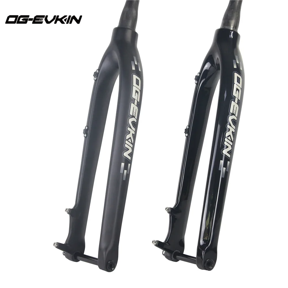 OG-EVKIN 27 5/29er карбоновая горная Велосипедная вилка MTB 15x100 через ось дисковый тормоз