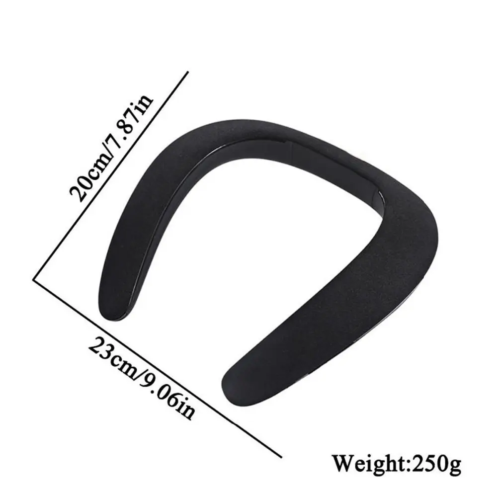 SOONHUA Portable Wireless Bluetooth Earphone Speaker Wearable Stereo Bass Speakers Neckband Sports Headphone Mp3 Subwoofer