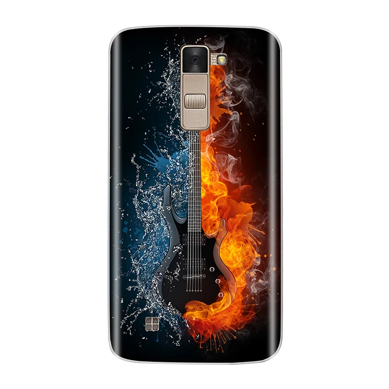Чехол для телефона LG K8 силиконовый мягкий ТПУ Модный цветочный узор окрашенный защитный чехол для LG K8 задняя крышка чехол s - Цвет: No.13