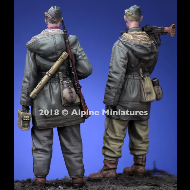1/35 мг команда в наборе Харьков с 2 головами смоляная модель солдата GK военная тема