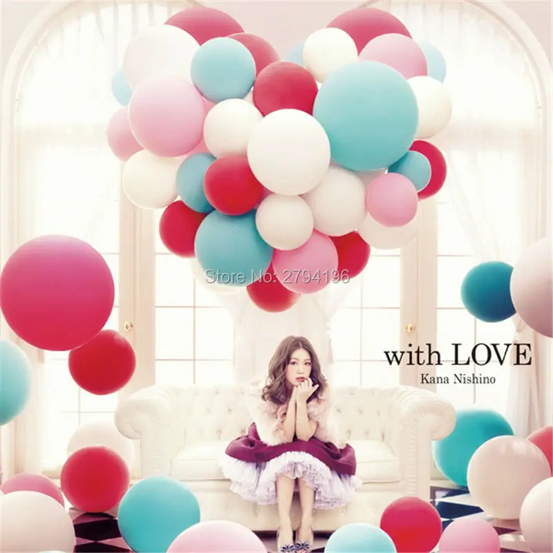 Воздушный шар свадебное воздушный 36 дюймов гигантский крупного плана с гелием