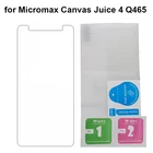 Для Q465 закаленное стекло для Micromax Canvas Juice 4 Q465 Защитная пленка для экрана мобильного телефона защитная пленка для экрана