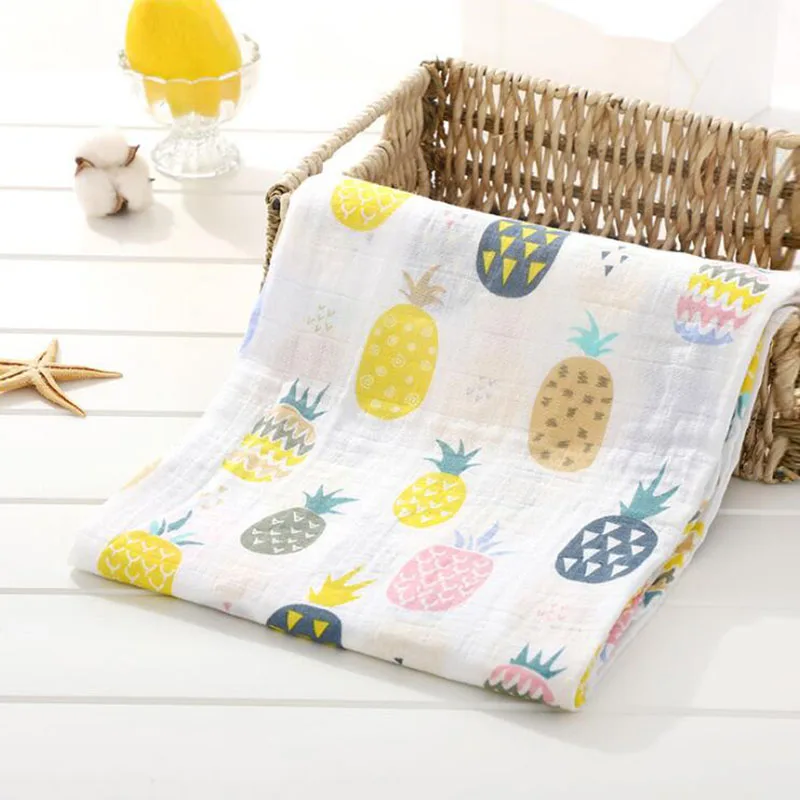 baby blanket 23 Детское одеяло муслиновое одеяло s белье для коляски из органического хлопка мягкое детское банное полотенце для новорожденных пеленание реквизит для фотосессии детская накидка - Цвет: baby blanket 23