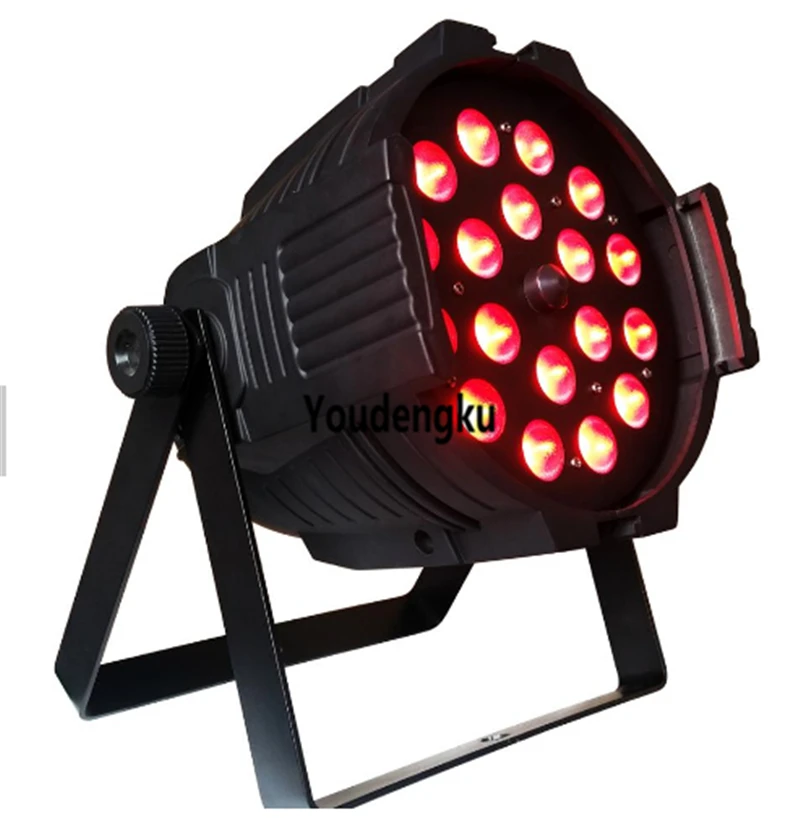 4 шт. par led zoom dmx 18x18 Вт rgbawuv 6-в-1 light | Лампы и освещение