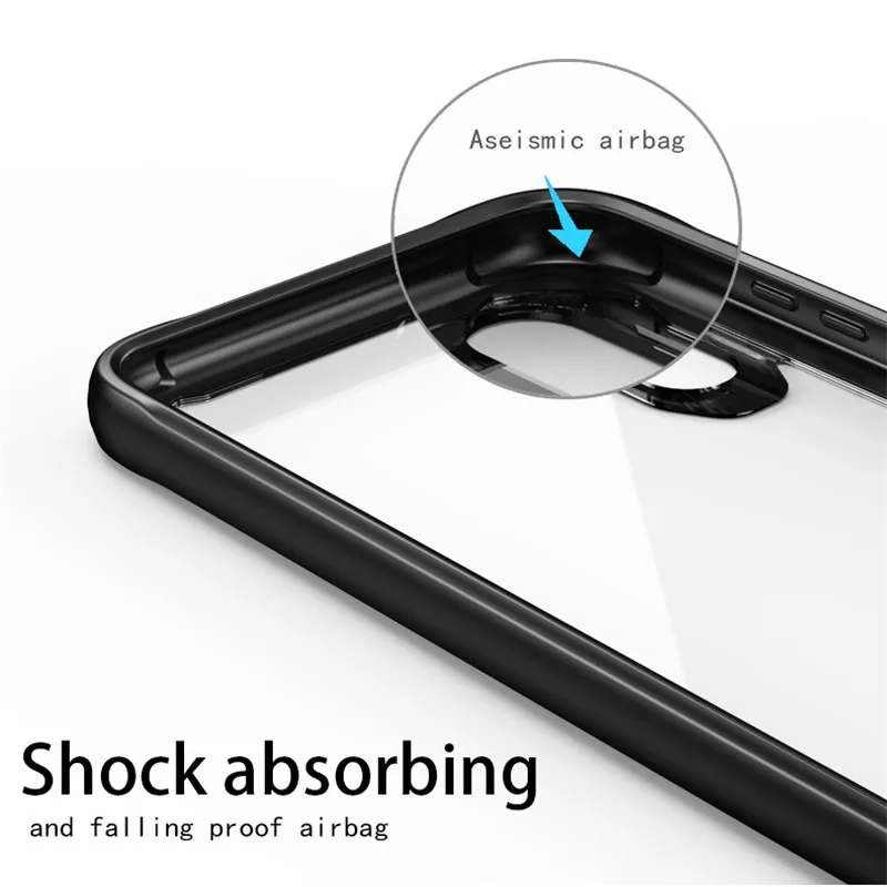 KISSCASE Shockproof Case For Huawei P30 P30Pro P20Pro Mate10 20 Transparent Cover P30Lite Nova4 4E V20 TPU Funda |