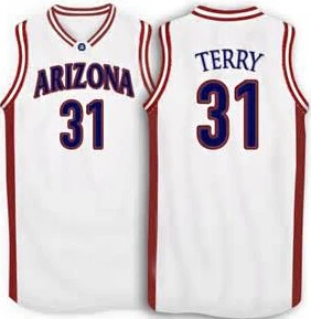 # 31 джейсон терри аризона вилдкэтс баскетбол джерси синий Белый Пользовательские