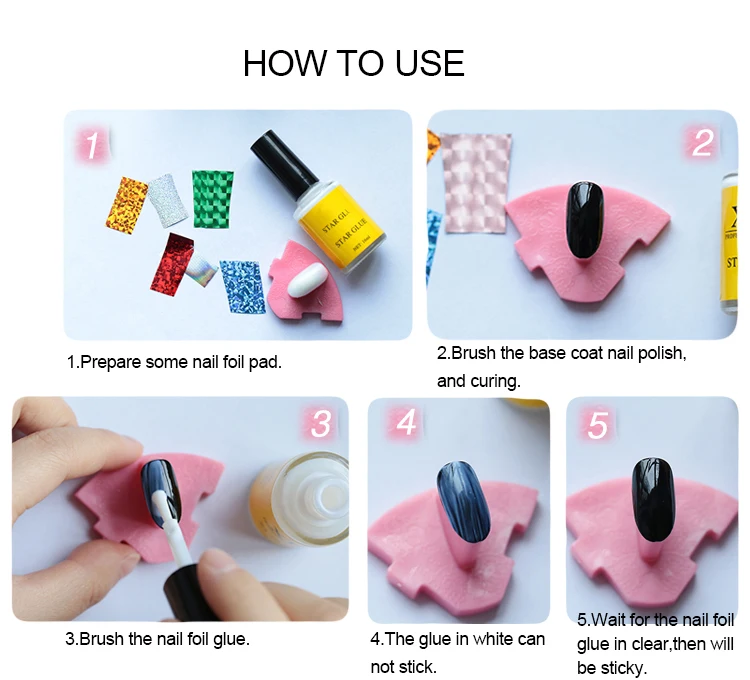 1 коробка 15 рулонов голографический набор фольги для ногтей TransparentNail Art Transfer sticker 2,5 см* 100 см Маникюр DIY Голографическая Наклейка украшения
